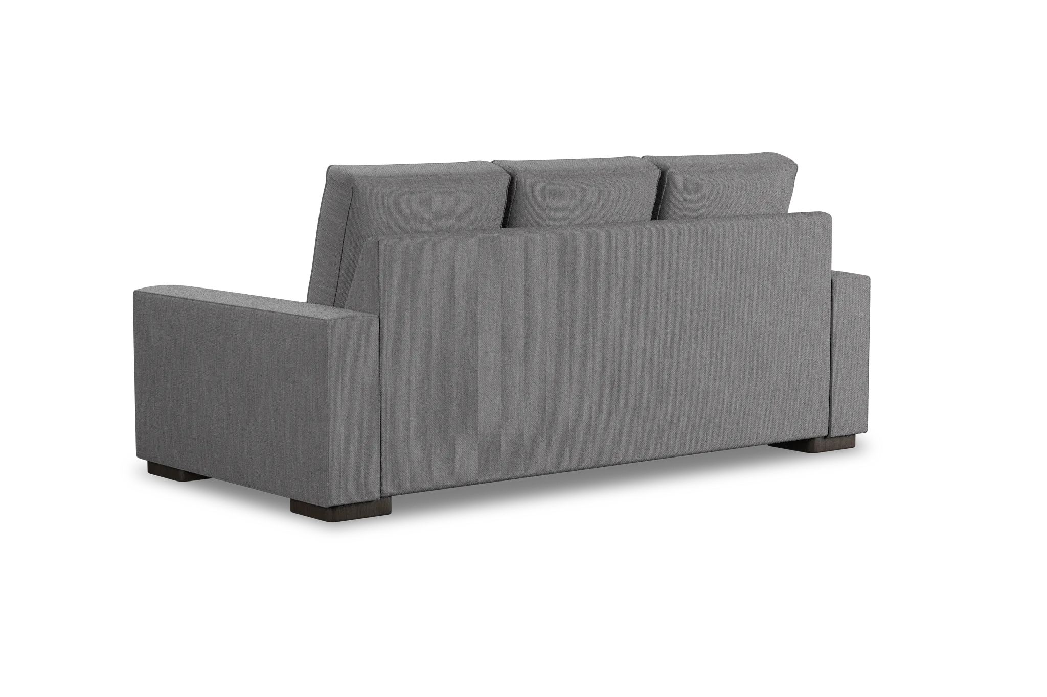 Edgewater Revenue Gray 84" Sofa W/ 3 Cushions