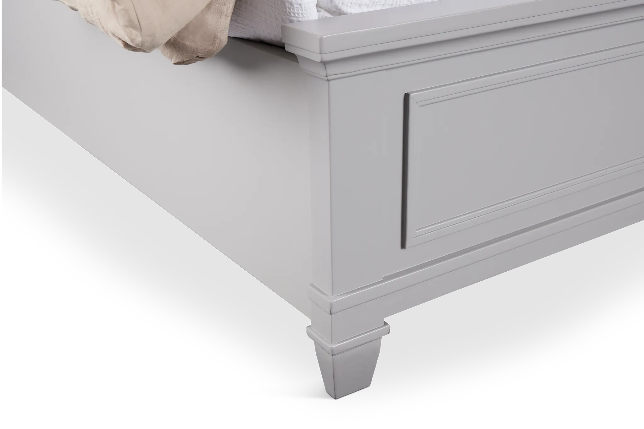 Cape Cod Gray Panel Bed