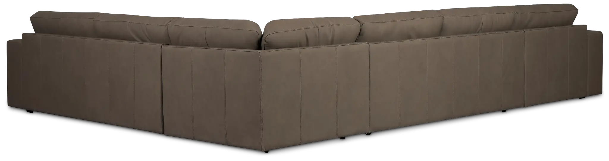 Kellan Dark Gray Leather Medium Left Chaise Sectional Kellan Dark Gray Leather Medium Left Chaise Sectional