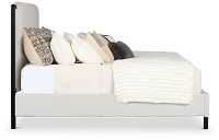 Highland Black Uph Panel Bed