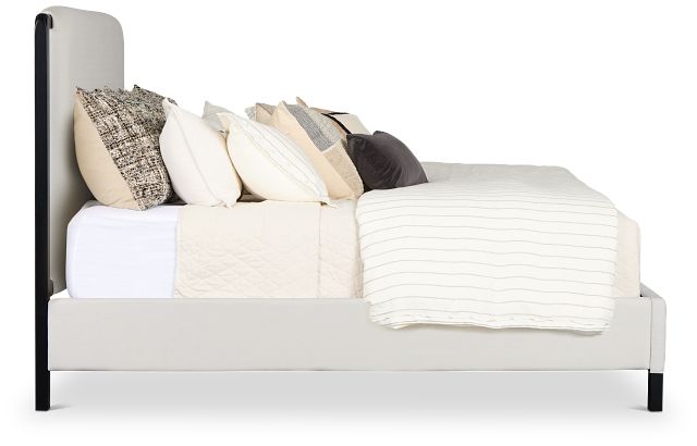 Highland Black Uph Panel Bed