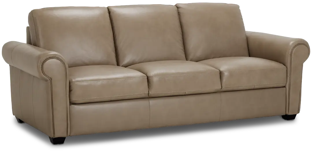 Lincoln Taupe Lthr/vinyl Sofa Lincoln Taupe Lthr/vinyl Sofa