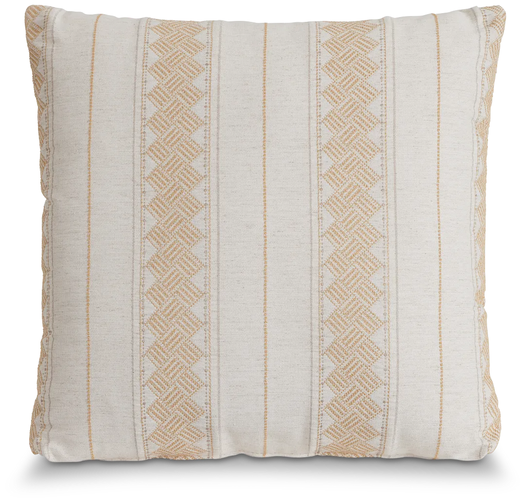 Hermione Gold 20" Accent Pillow