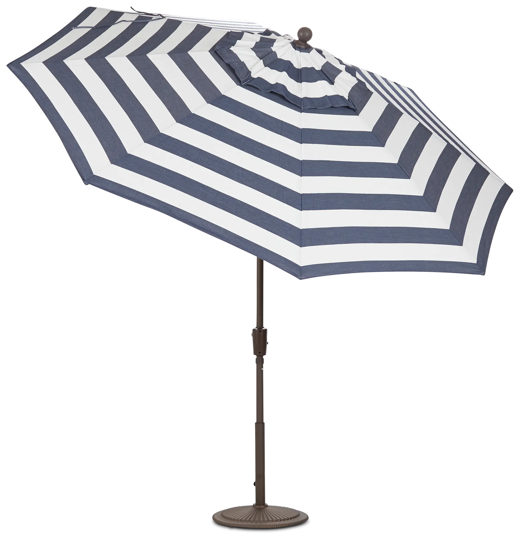 Maui Dark Blue Stripe Umbrella Set Maui Dark Blue Stripe Umbrella Set