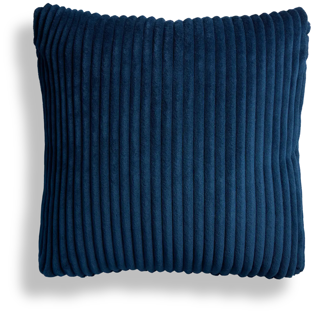 Charlie Dark Blue Square 20" Accent Pillow Charlie Dark Blue Square 20" Accent Pillow