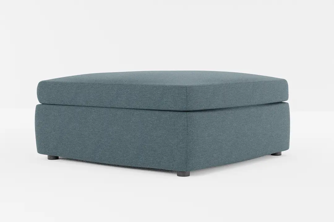 Destin Elevation Dark Blue Fabric Cocktail Ottoman Destin Elevation Dark Blue Fabric Cocktail Ottoman