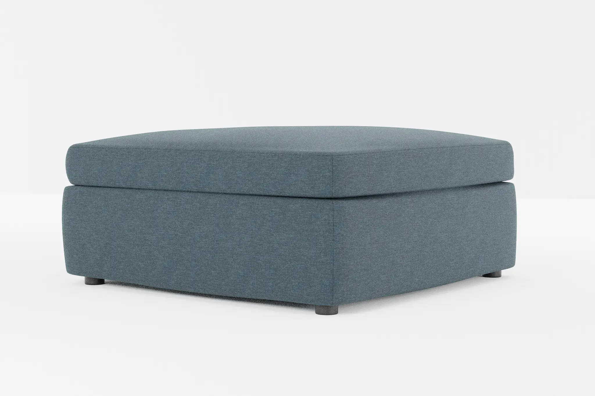 Destin Elevation Dark Blue Fabric Cocktail Ottoman Destin Elevation Dark Blue Fabric Cocktail Ottoman