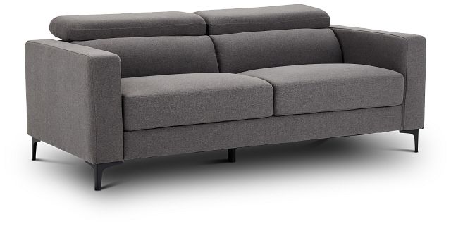 Trenton Dark Gray Fabric Sofa