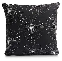 Sparks Black 18" Indoor/outdoor Accent Pillow