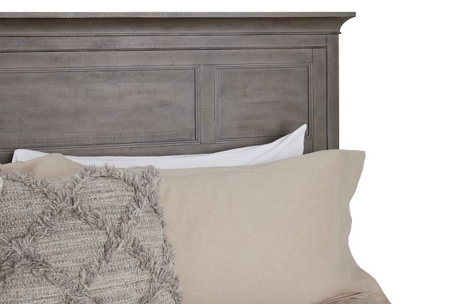 Heron Cove Light Tone Panel Bed