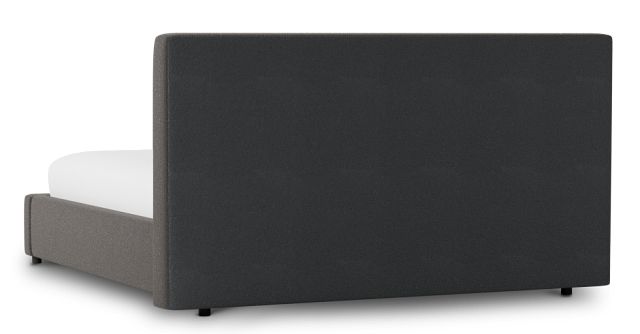Grayton Elite Dark Gray 44" Upholstered Platform Bed