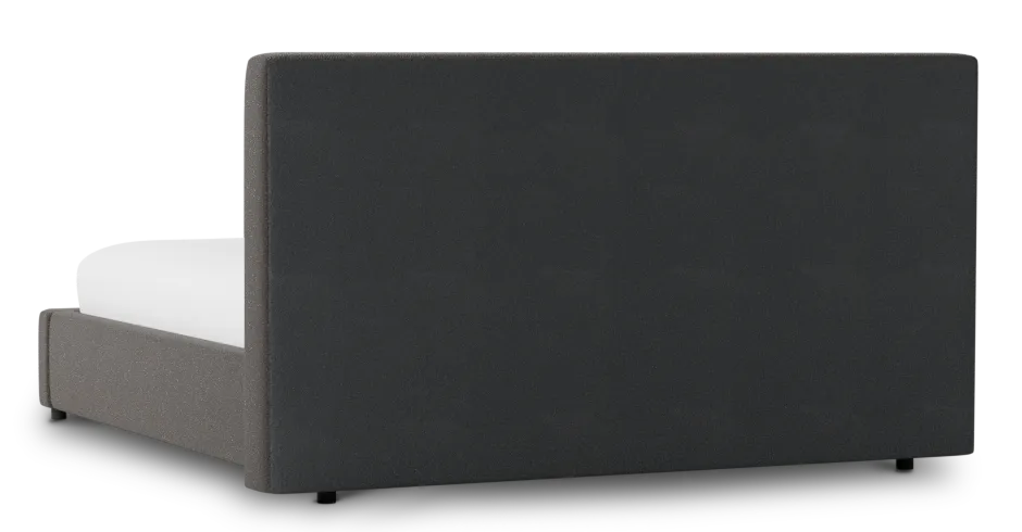 Grayton Elite Dark Gray 44" Upholstered Platform Bed