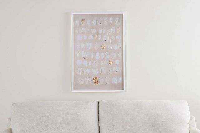 Milas Light Beige Framed Wall Art