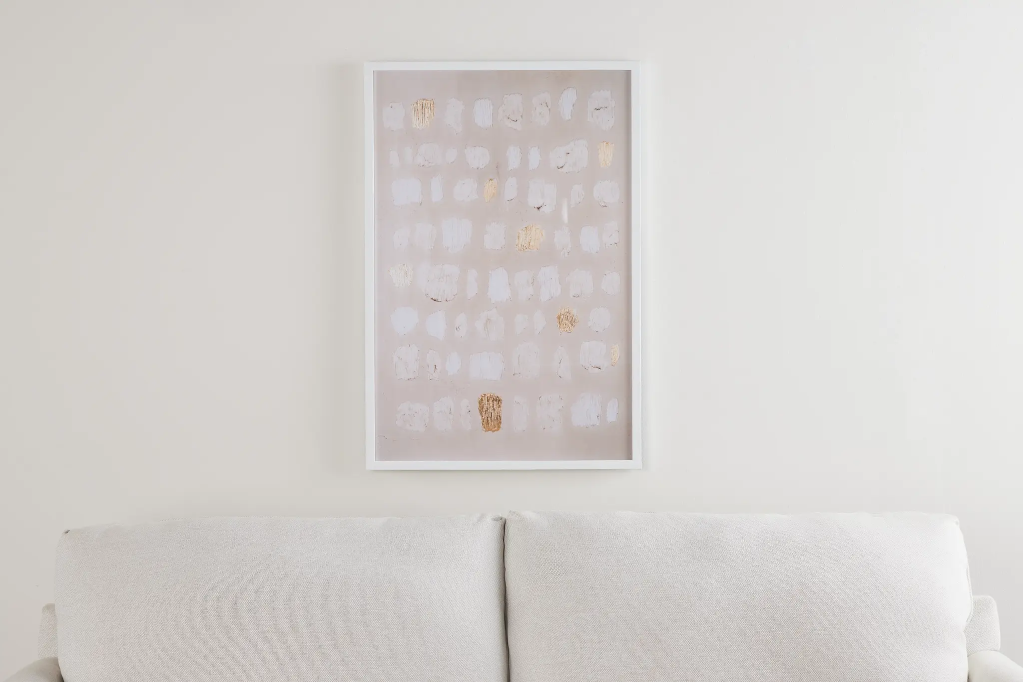 Milas Light Beige Framed Wall Art Milas Light Beige Framed Wall Art