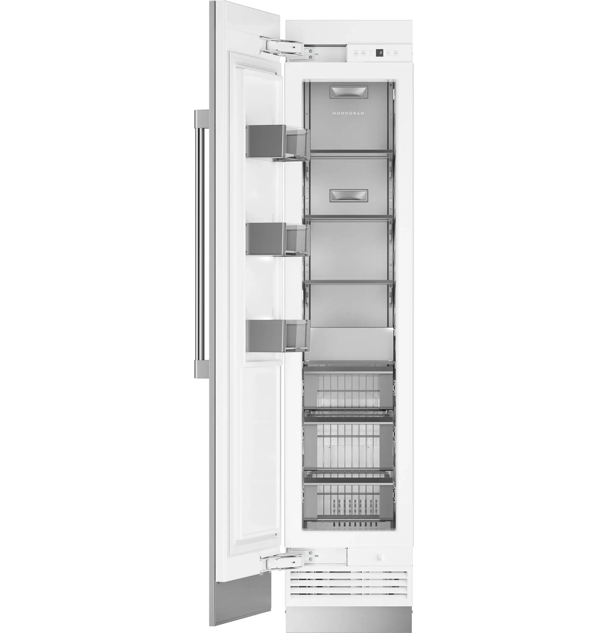 Monogram 18 Series Stainless Steel 18" Built In All Freezer Monogram 18 Series Stainless Steel 18" Built In All Freezer