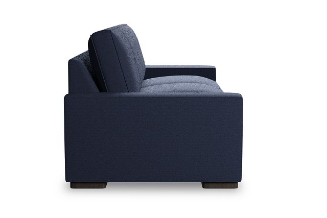 Edgewater Peyton Dark Blue 96" Sofa W/ 3 Cushions