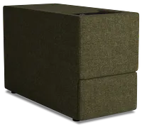 Citymod Green Fabric Itable Media Console With Storage Drawer