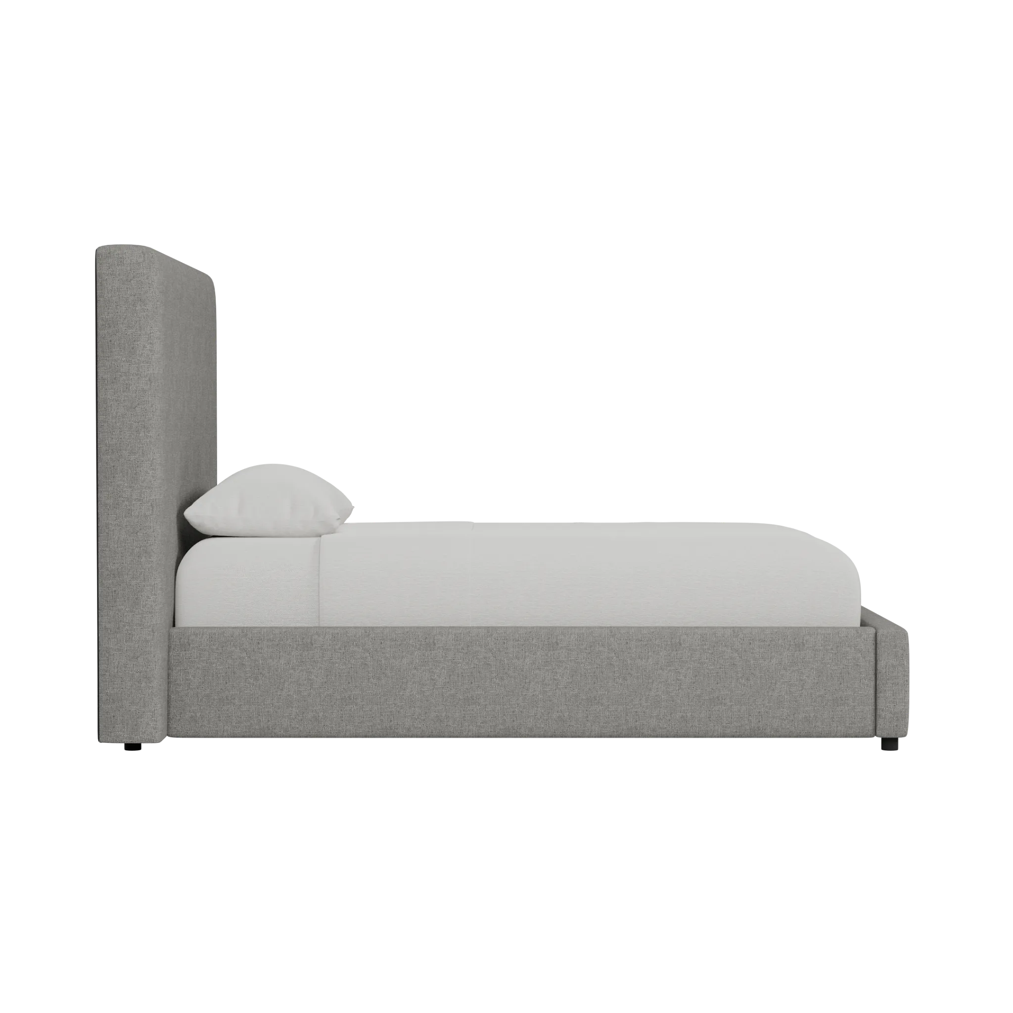 Grayton Linen 54" Upholstered Platform Bed