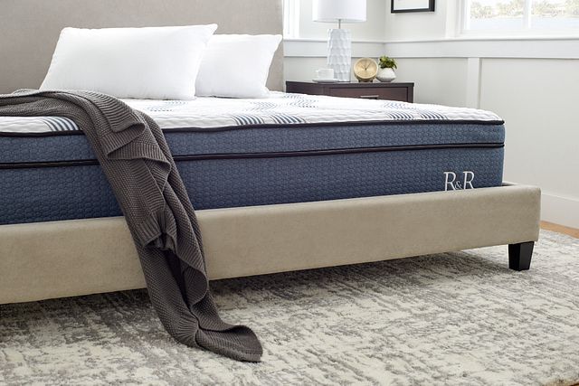 Lucy Light Gray Uph Platform Bed