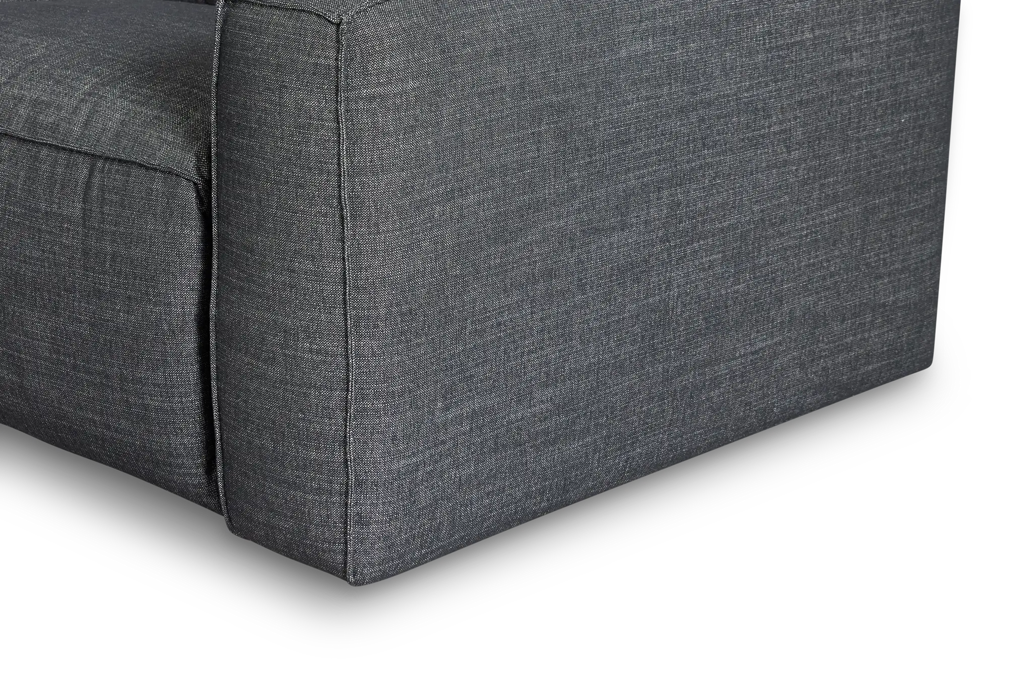 Ryland Dark Gray Fabric Medium Triple Power 2-arm Sectional Ryland Dark Gray Fabric Medium Triple Power 2-arm Sectional
