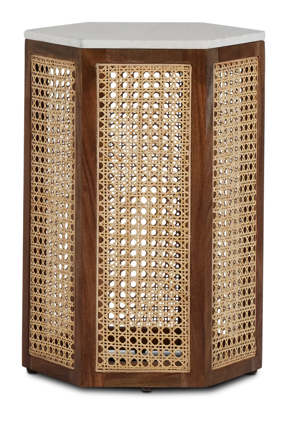 Reese White Accent Table