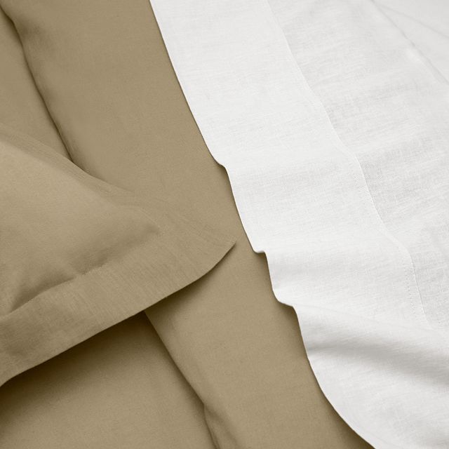 Linen Blend Khaki Duvet Set (0)