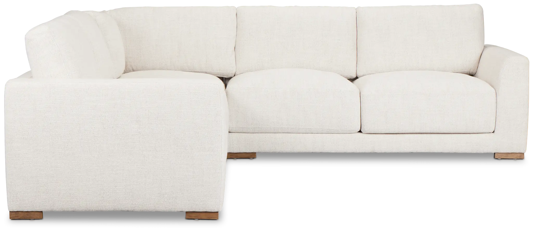 Maeve Light Beige Fabric Small Two-arm Sectional Maeve Light Beige Fabric Small Two-arm Sectional