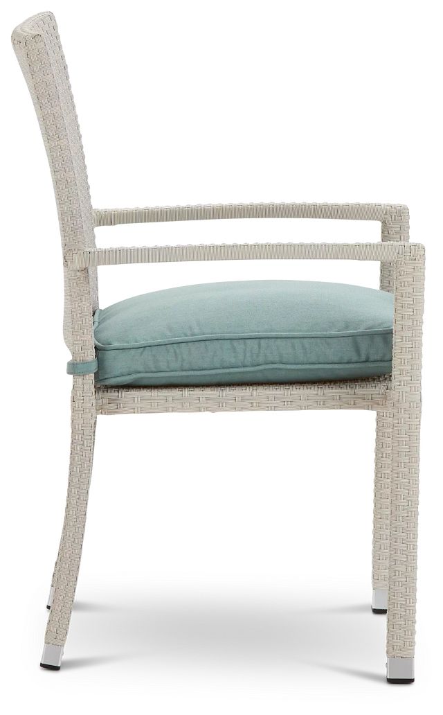 Bahia Teal Arm Chair