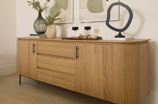 Nomad Light Tone Round Buffet