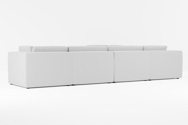 Destin Suave Gray Fabric 6-piece Modular Sectional