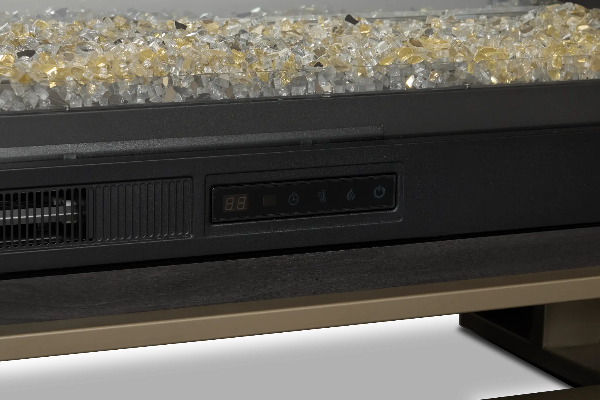 Stanley Dark Gray 72" Tv Stand With Fireplace Insert Stanley Dark Gray 72" Tv Stand With Fireplace Insert