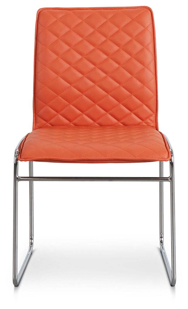 Skyline Orange Metal Side Chair