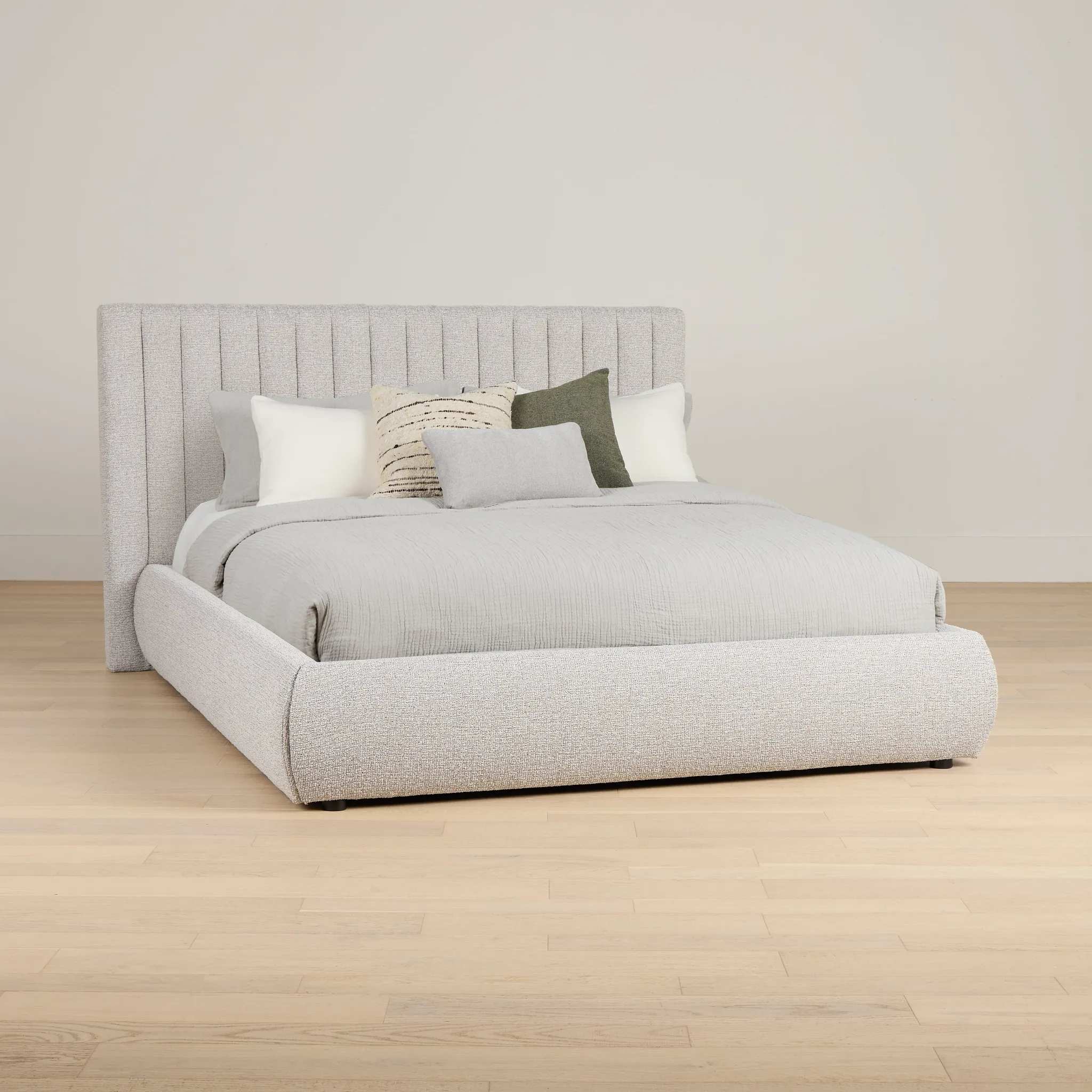 Nomad Gray Uph Platform Bed