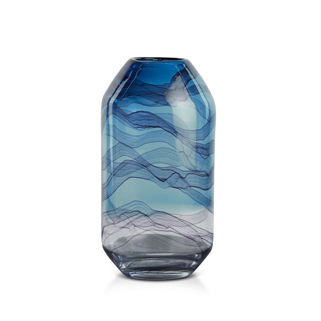Alya Dark Blue Vase (1)
