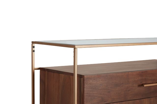 Alexa Dark Tone Wood Bar
