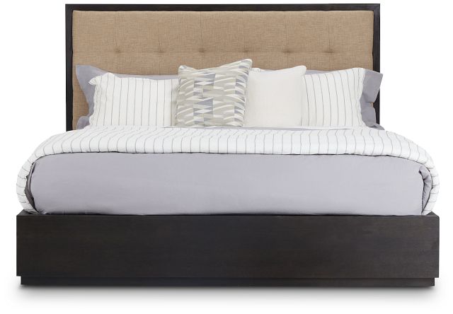 Madden Dark Tone Wood Platform Bed