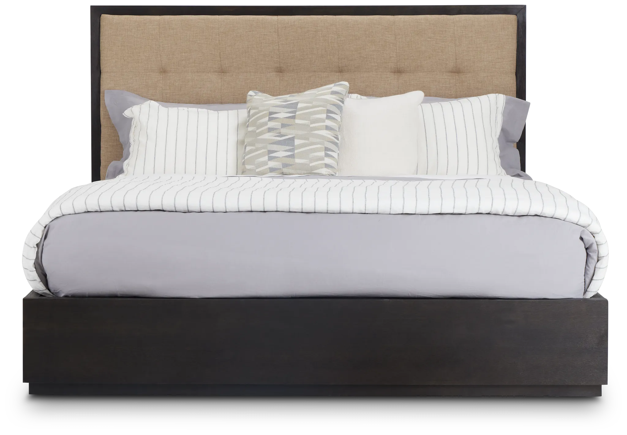 Madden Dark Tone Wood Platform Bed