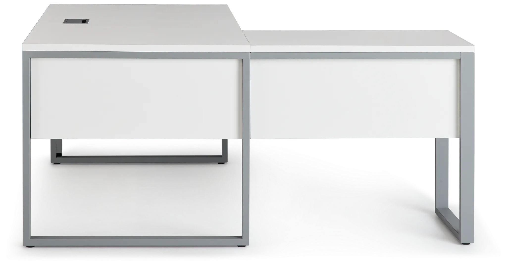 Clark White 32" Return Desk