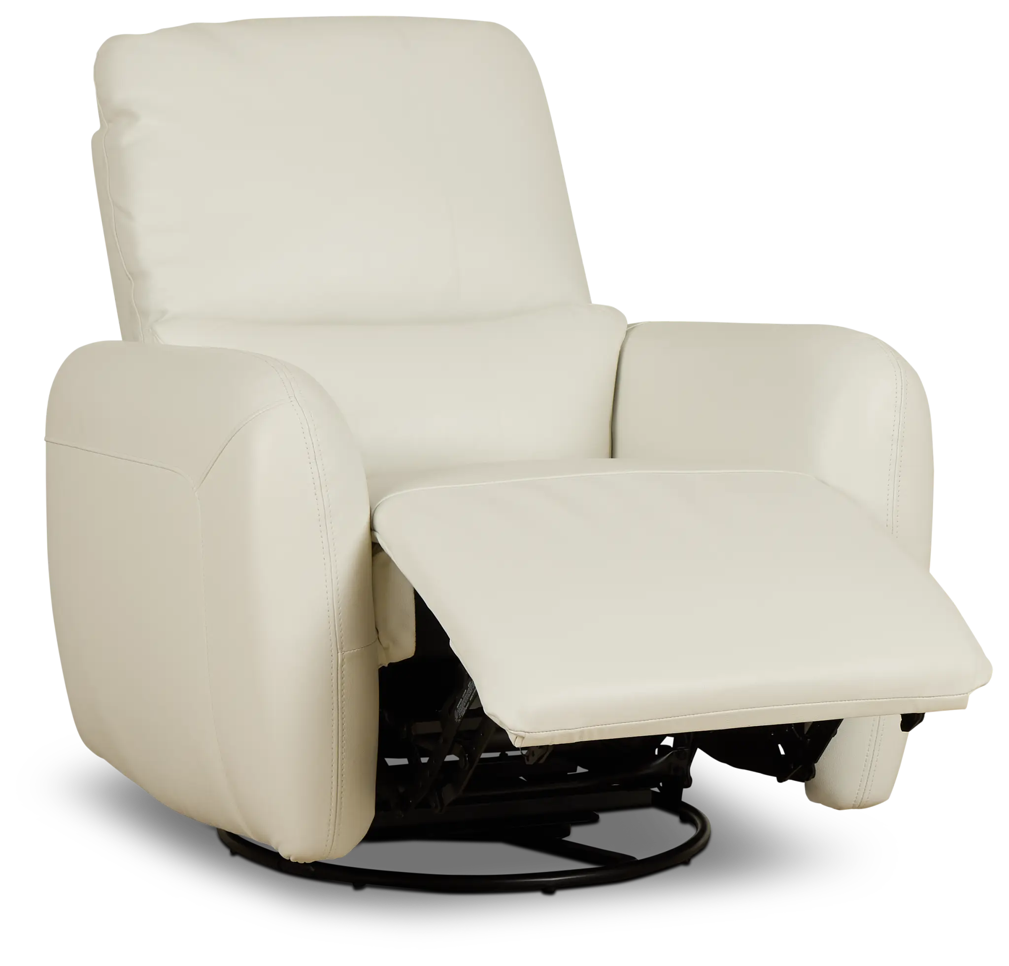 Eve White Lthr/vinyl Power Swivel Glider Recliner Eve White Lthr/vinyl Power Swivel Glider Recliner