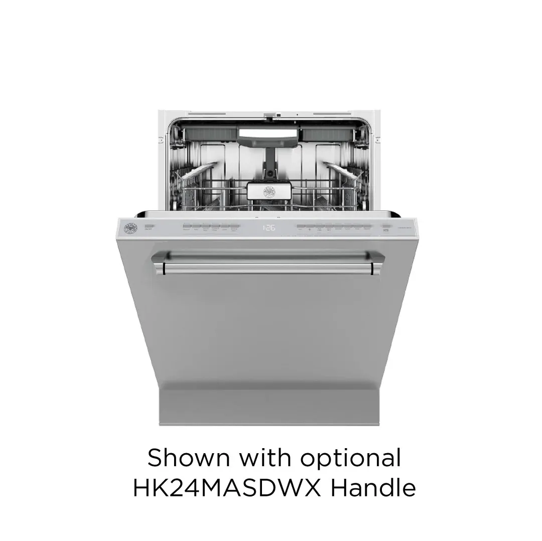 Bertazzoni 24 Series Stainless Steel 24" Built In Dishwasher