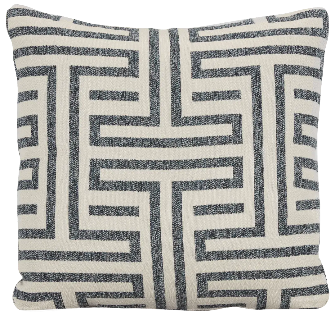 Doric Blue 20" Accent Pillow Doric Blue 20" Accent Pillow