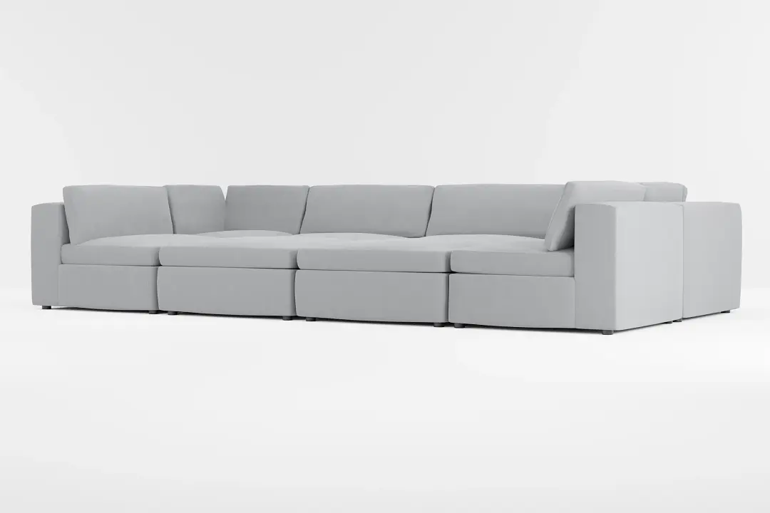 Destin Revenue Gray Fabric 8-piece Pit Sectional Destin Revenue Gray Fabric 8-piece Pit Sectional