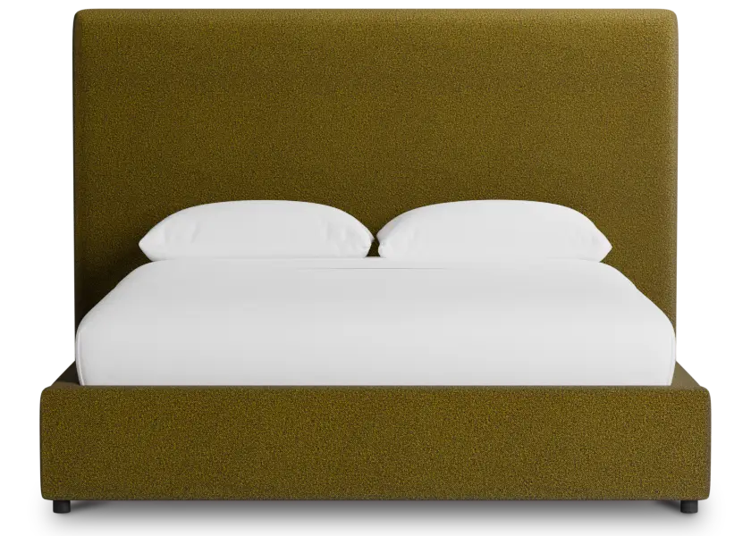 Grayton Elite Dark Green 54" Upholstered Platform Bed Grayton Elite Dark Green 54" Upholstered Platform Bed