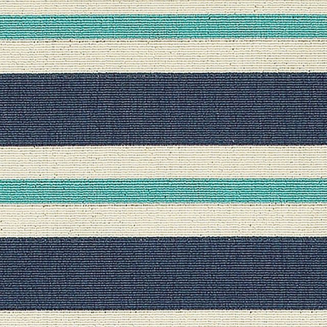 Mercy Blue Stripe Indoor/outdoor 5x8 Area Rug