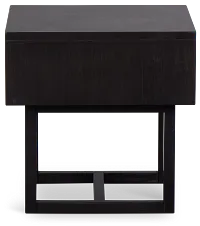 Four Hands Malibu Black End Table
