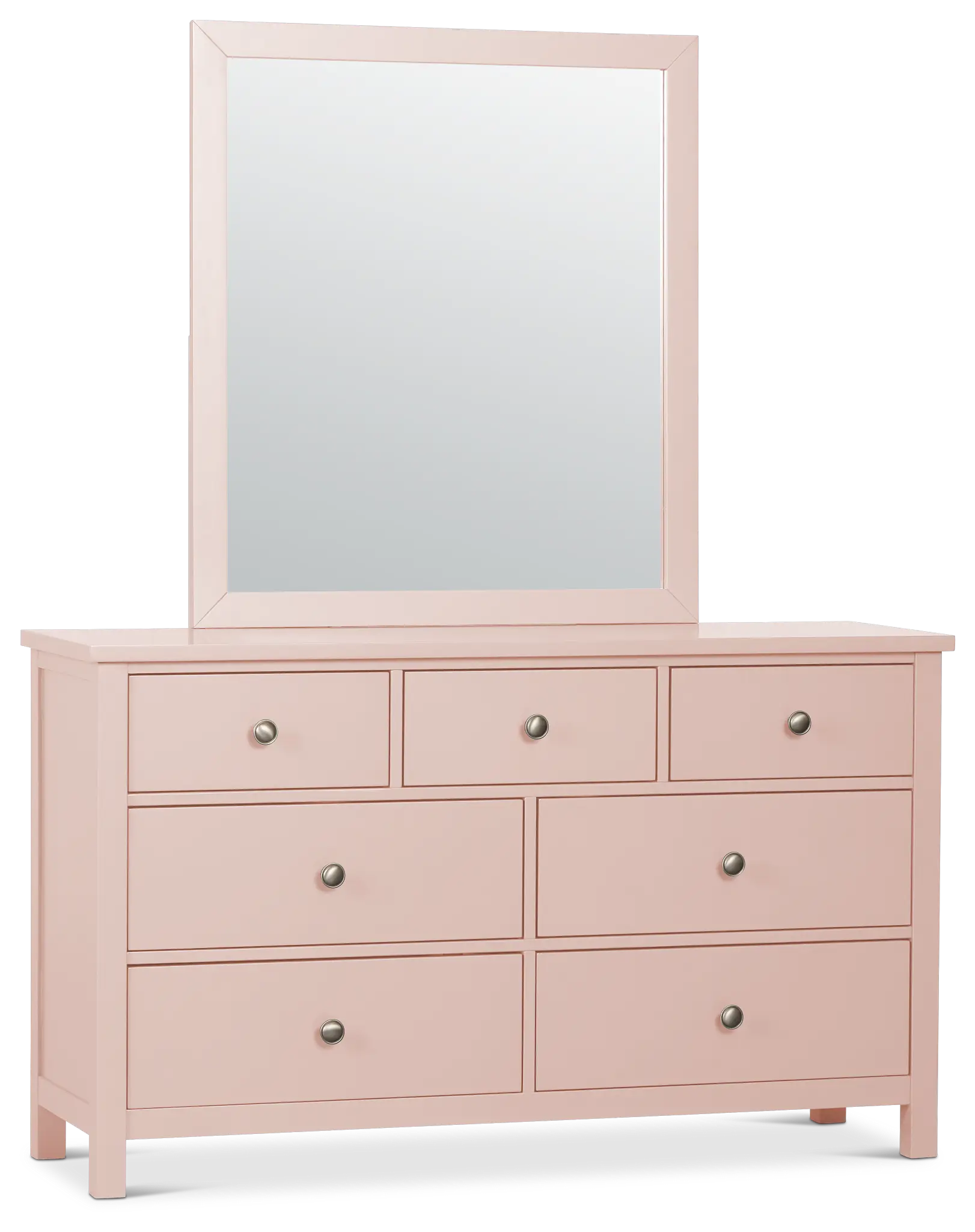 Charleston Pink Dresser & Mirror Charleston Pink Dresser & Mirror