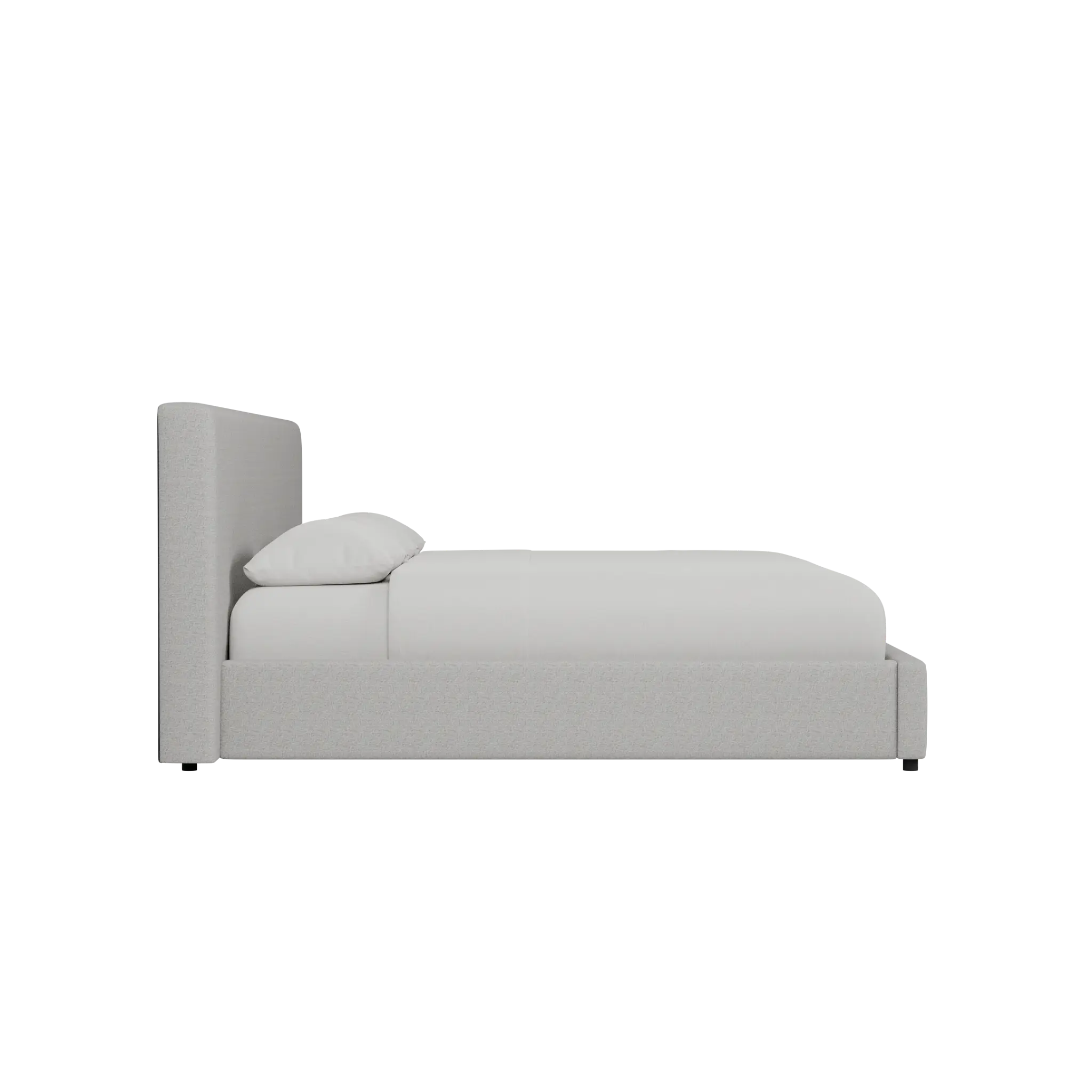 Grayton Natural Beauty 44" Upholstered Platform Bed Grayton Natural Beauty 44" Upholstered Platform Bed