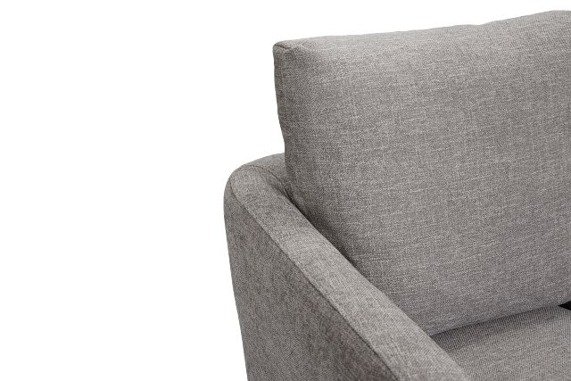 Layla Dark Gray Fabric Chair