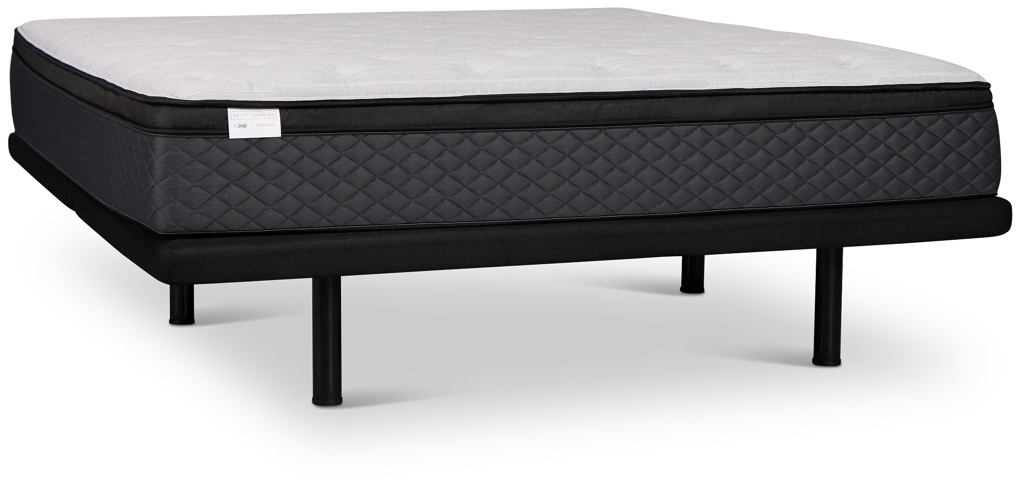 Kevin Charles By Sealy Essential 12" Plush Euro Top Mattress