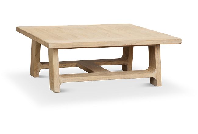 Carley Light Tone Square Coffee Table